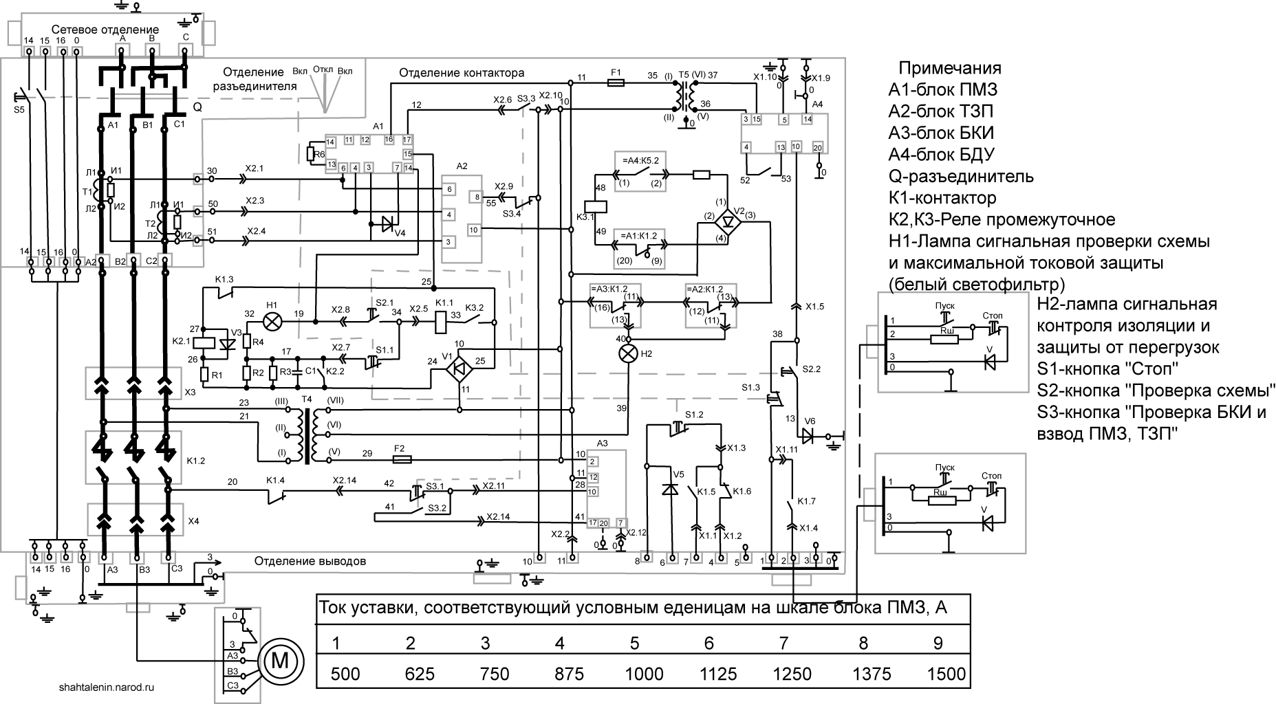 Схема электрическая принципиальная ПВИ-250БТ